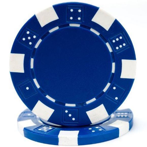 Imagen de Fichas De Poker 11.5 Grs. Sin Valor Azul