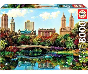 Imagen de Puzzle 8000 Piezas - Central Park Bow Bridge